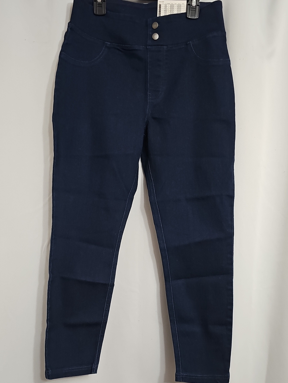 HUE Original Denim Capri Classic Smooth Blackdigo Wash Small 4-6 NWT MSRP $42